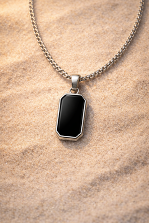 obsidian-block-pendant-necklace