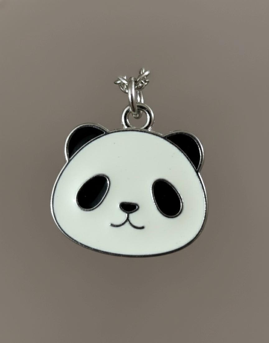 Cute Panda Pendant Necklace | Silver Chain Cartoon Panda Necklace for Girls & Women - Image 4
