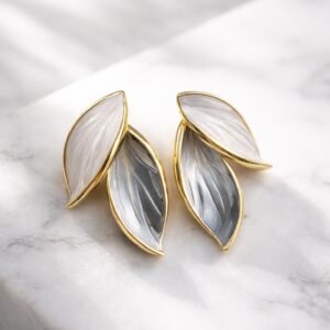 elegant-leaf-duo-stud-earrings-gold-finish-minimalist-designer-earrings