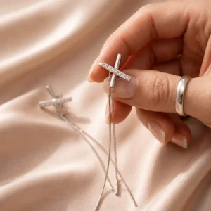elegant-silver-long-chain-drop-earrings-with-a-modern-bar-design-and-delicate-hanging-chains-lightweight-stylish-and-perfect-for-parties-or-daily-wear